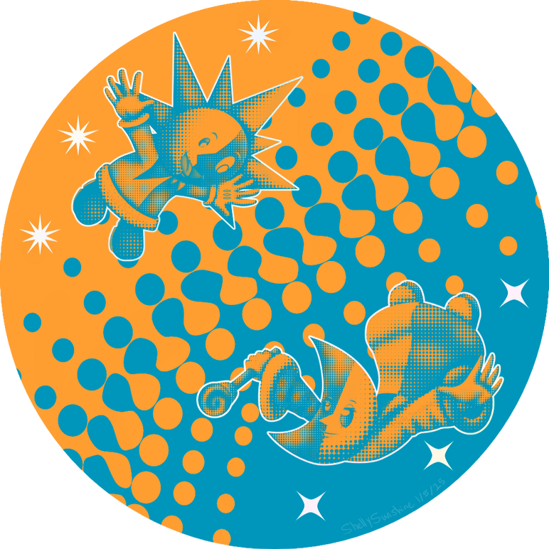 The Yin and the Yang (Halftone Version)