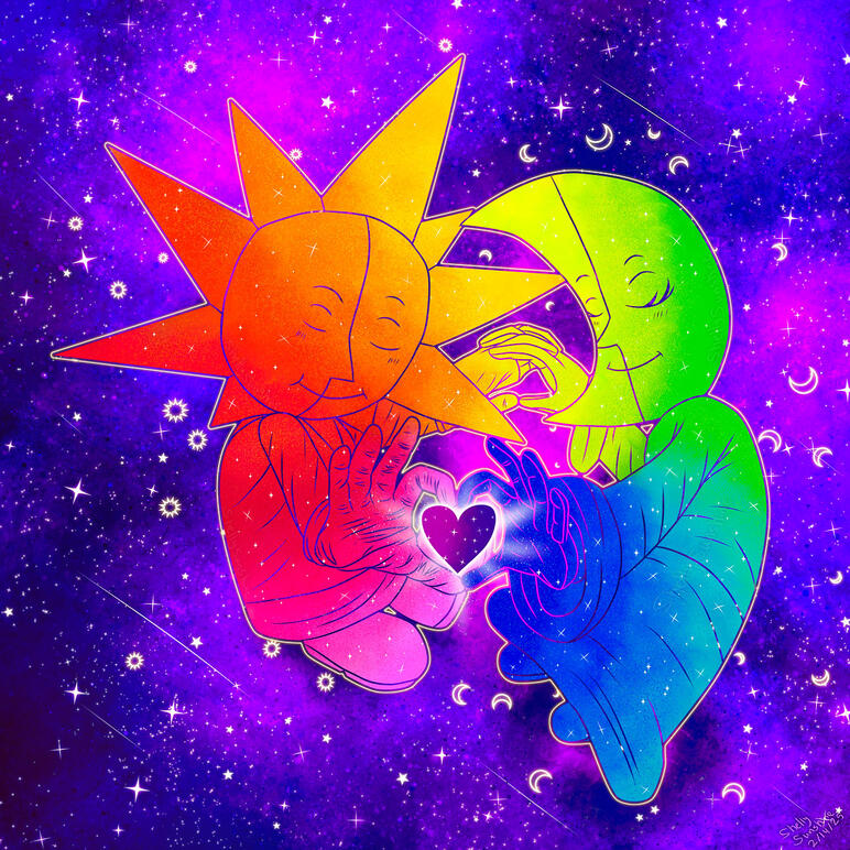 Red + Blue = Purple V2