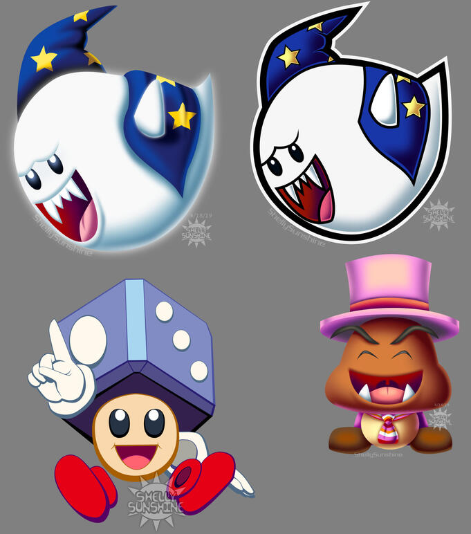Boo, Tumble, and Goomba 2019