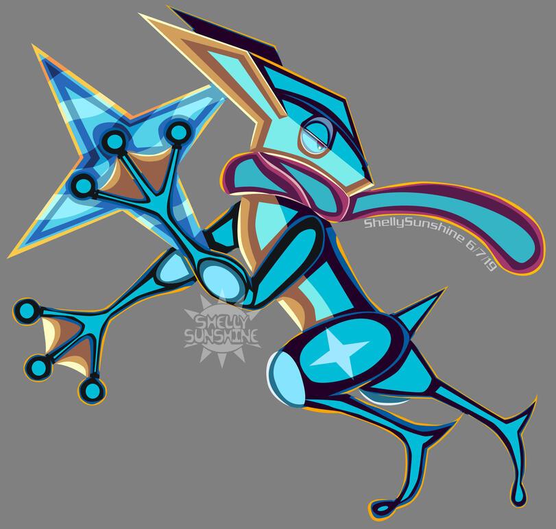 Greninja Vector 2019